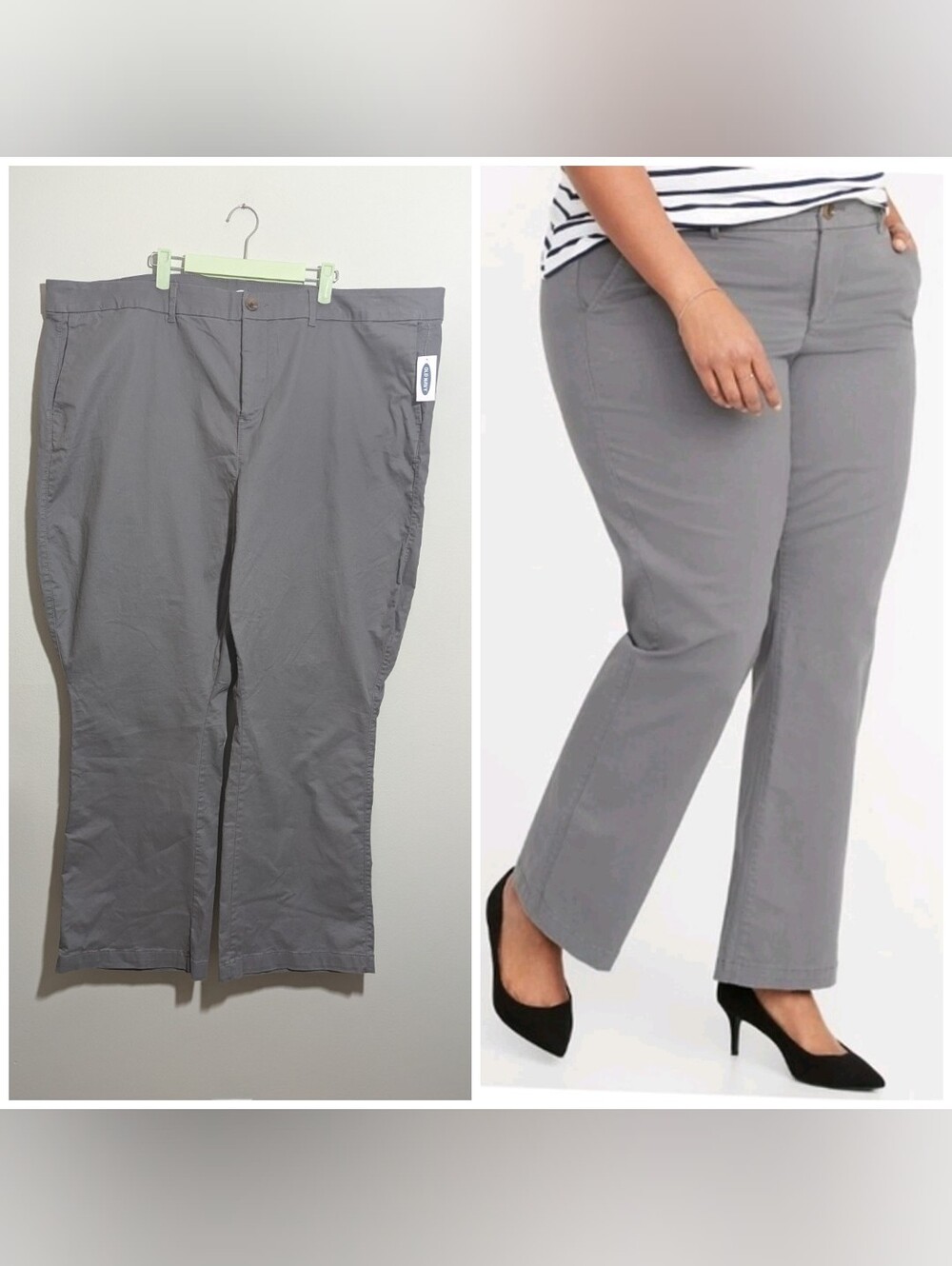 NEW Old Navy Plus-Size Women's 26 Secret-Smooth Pockets Everyday Boot-Cut Pants